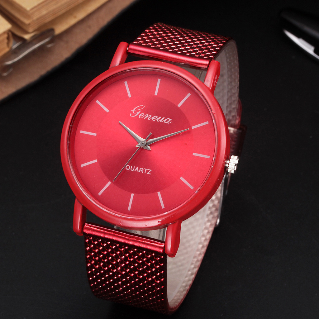 New AliExpress Men&#039;s Quartz Wrist Watch Couple Watch a Pair of Women&#039;s Watches Casual Fashion Mesh Strap Watch Ladies