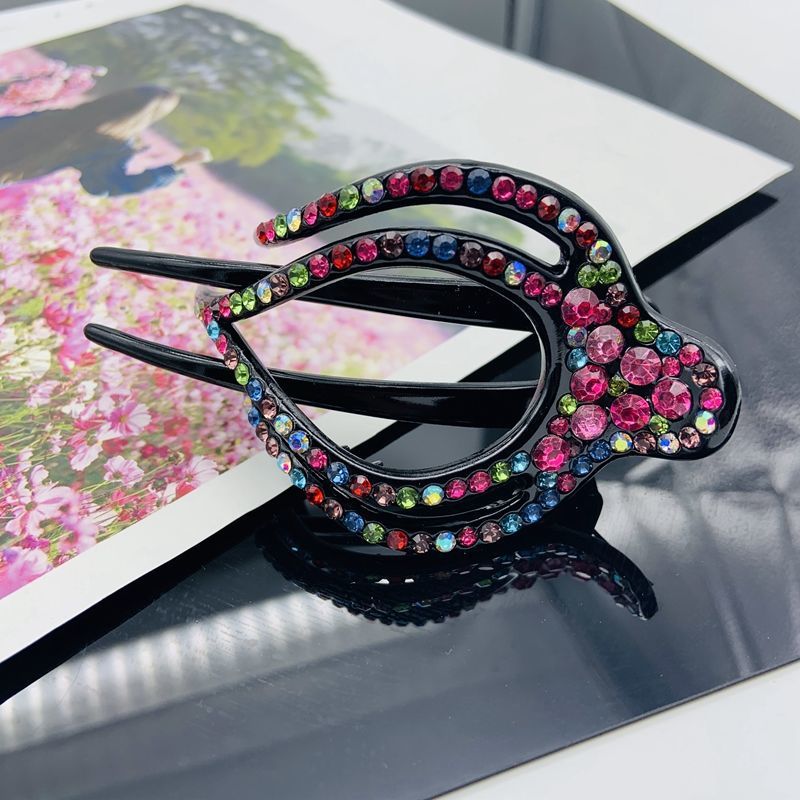 Korean Hairpin Flower Large Grip Elegant Graceful Lady Hair Updo Holder Silk Yarn Cloth Hairpin Headdress Back Head Korean Hairpin Flower Large Grip Elegant Graceful Lady Hair Updo Holder Silk Yarn Cloth Hairpin Headdress Back Head