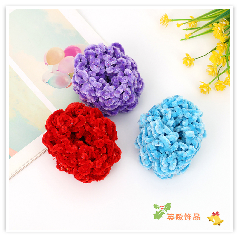 2021 Autumn and Winter New Hair Band Women's Japanese and Korean Hair Band High Elastic Towel Ring Hair Elastic Band Headdress Flower Colorful Soft 2021 Autumn and Winter New Hair Band Women's Japanese and Korean Hair Band High Elastic Towel Ring Hair Elastic Band Headdress Flower Colorful Soft