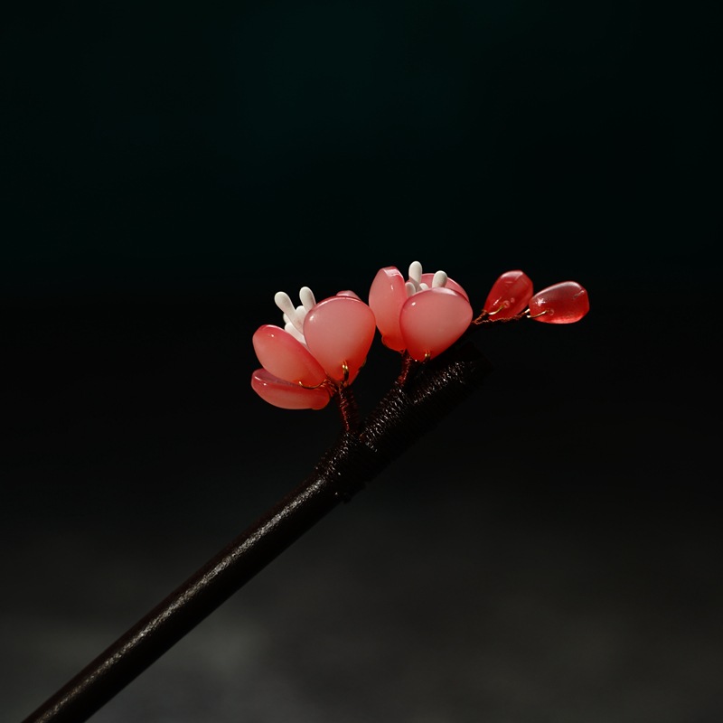 Wearing Flower New Original Design Hairpin Buyao Tassel Hair Clasp Han Chinese Clothing Accessories Archaistic Headdress Wearing Flower New Original Design Hairpin Buyao Tassel Hair Clasp Han Chinese Clothing Accessories Archaistic Headdress