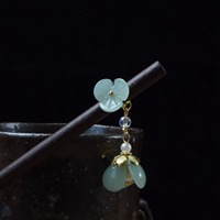 Wearing Flower New Original Design Hairpin Buyao Tassel Hair Clasp Han Chinese Clothing Accessories Archaistic Headdress Wearing Flower New Original Design Hairpin Buyao Tassel Hair Clasp Han Chinese Clothing Accessories Archaistic Headdress