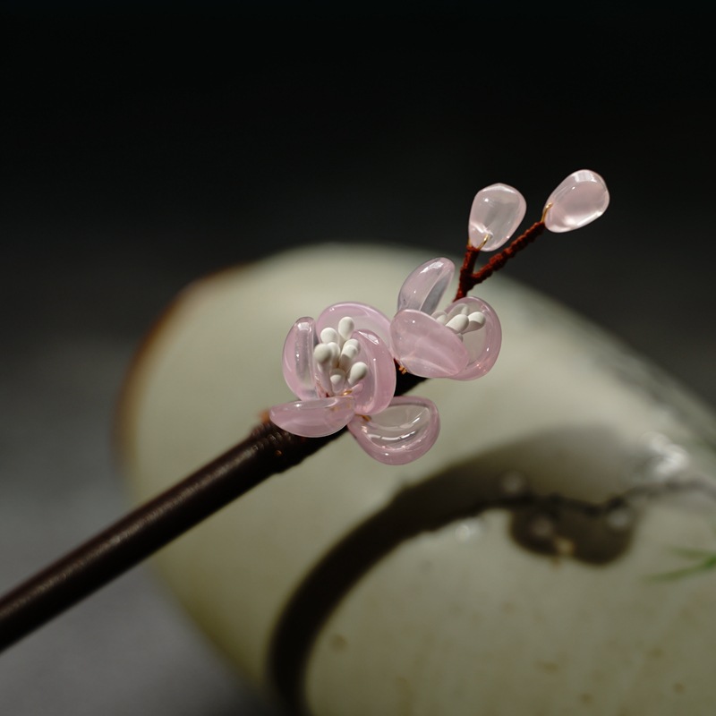 Wearing Flower New Original Design Hairpin Buyao Tassel Hair Clasp Han Chinese Clothing Accessories Archaistic Headdress Wearing Flower New Original Design Hairpin Buyao Tassel Hair Clasp Han Chinese Clothing Accessories Archaistic Headdress