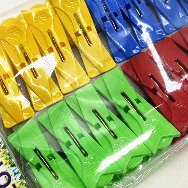 Sunshine Department Store Bag Color Plastic Clip Household Clothespin Windproof 4 Color Mixed 16 PCs Solid Color Clip Sunshine Department Store Bag Color Plastic Clip Household Clothespin Windproof 4 Color Mixed 16 PCs Solid Color Clip