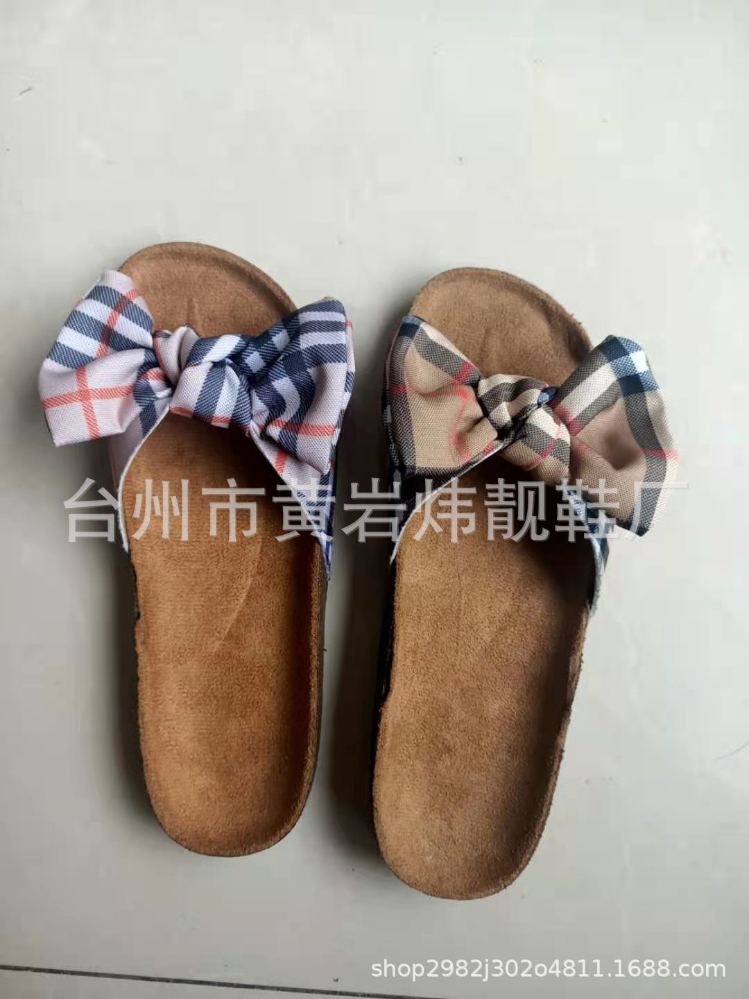 Foreign Trade Women's Shoes 35-43 plus Size Sandals Wholesale Summer Women's Slippers Bow Flat Leopard Print African Sandals