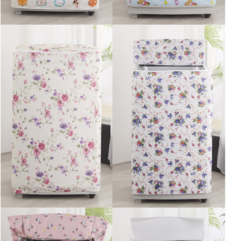 Semperflorens Roller Pulsator up-Open Fully Automatic Washing Machine Cover Waterproof Sunscreen Cover Oxford Cloth Wholesale Semperflorens Roller Pulsator up-Open Fully Automatic Washing Machine Cover Waterproof Sunscreen Cover Oxford Cloth Wholesale