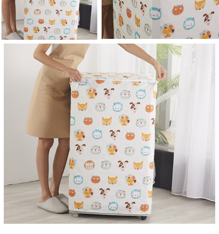 Semperflorens Roller Pulsator up-Open Fully Automatic Washing Machine Cover Waterproof Sunscreen Cover Oxford Cloth Wholesale Semperflorens Roller Pulsator up-Open Fully Automatic Washing Machine Cover Waterproof Sunscreen Cover Oxford Cloth Wholesale