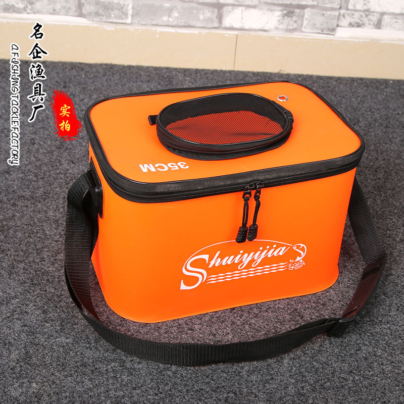 Car Collapsible Bucket Portable Outdoor Fishing Tool Car Washing Tools Sundries Container Oxford Cloth Storage Bucket