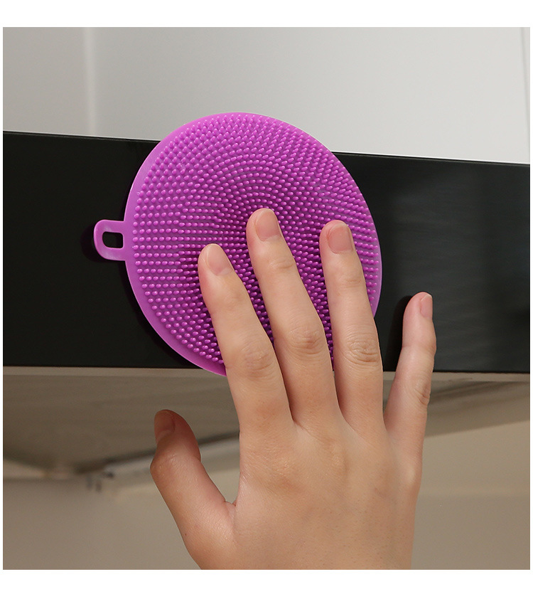 Multifunctional Decontamination Silicon Dishwashing Brush Dishcloth Oil-Free Kitchen Decontamination Scouring Pad Household Vegetables and Fruits Pot Washing Cloth Multifunctional Decontamination Silicon Dishwashing Brush Dishcloth Oil-Free Kitchen Decontamination Scouring Pad Household Vegetables and Fruits Pot Washing Cloth