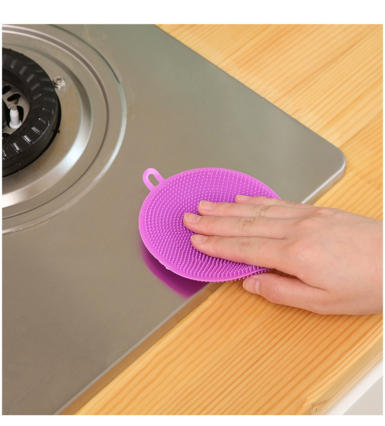 Multifunctional Decontamination Silicon Dishwashing Brush Dishcloth Oil-Free Kitchen Decontamination Scouring Pad Household Vegetables and Fruits Pot Washing Cloth Multifunctional Decontamination Silicon Dishwashing Brush Dishcloth Oil-Free Kitchen Decontamination Scouring Pad Household Vegetables and Fruits Pot Washing Cloth
