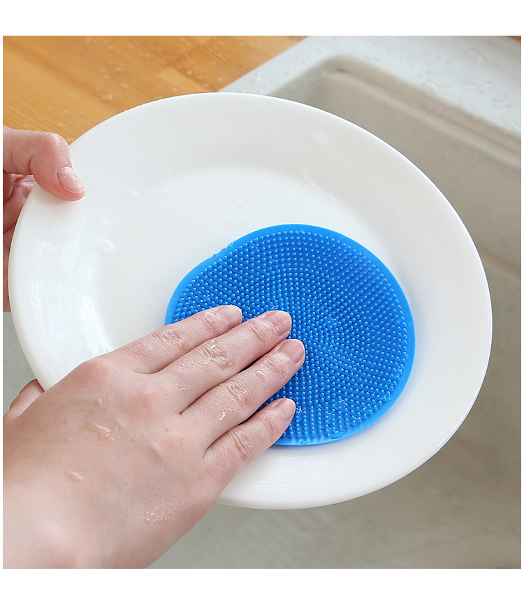 Multifunctional Decontamination Silicon Dishwashing Brush Dishcloth Oil-Free Kitchen Decontamination Scouring Pad Household Vegetables and Fruits Pot Washing Cloth Multifunctional Decontamination Silicon Dishwashing Brush Dishcloth Oil-Free Kitchen Decontamination Scouring Pad Household Vegetables and Fruits Pot Washing Cloth