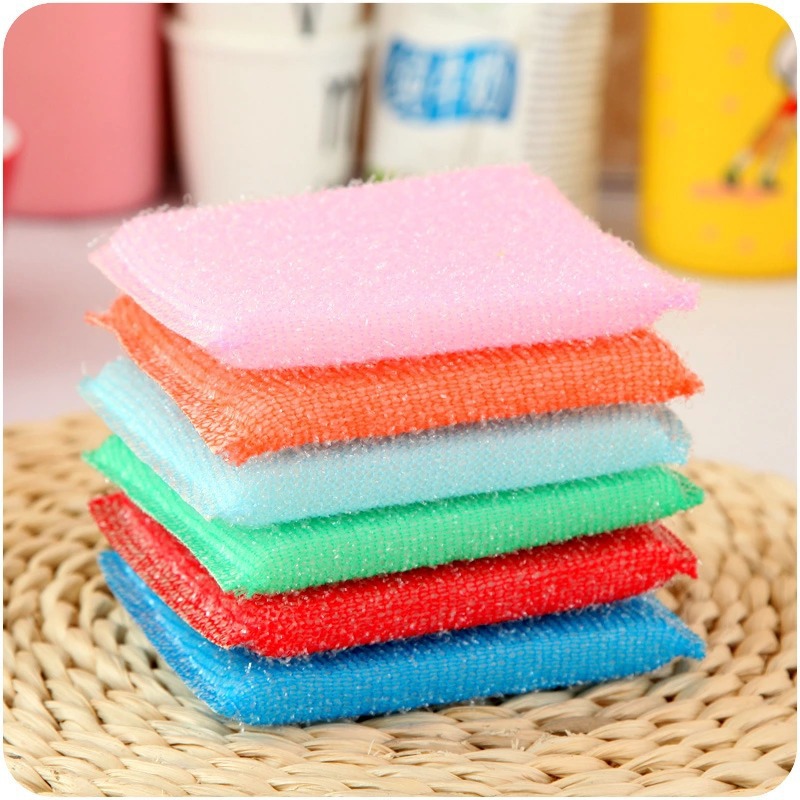 Creative Kitchen Washing King Cleaning Cloth Pot Set Washing Sponge Single Price 4 Pieces Per Card
