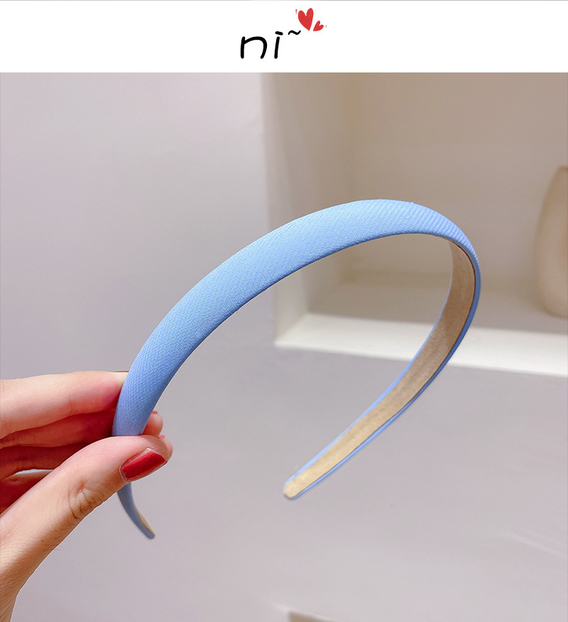 Korean Style Candy Color Wide Brim Hair Band Solid Color Thin Edges Cloth Headband Instagram Mesh Red Fairy Fresh Hairpin for Hair Washing Korean Style Candy Color Wide Brim Hair Band Solid Color Thin Edges Cloth Headband Instagram Mesh Red Fairy Fresh Hairpin for Hair Washing