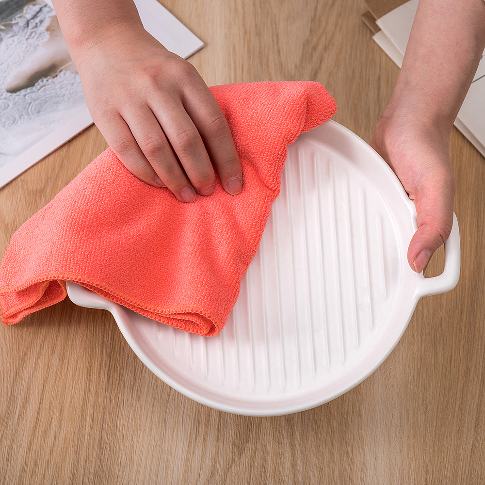 Microfiber Rag Absorbent Kitchen Napkin Hotel Scouring Pad Lazy Cleaning Tablecloth Cleaning Towel Car Washing Cloth