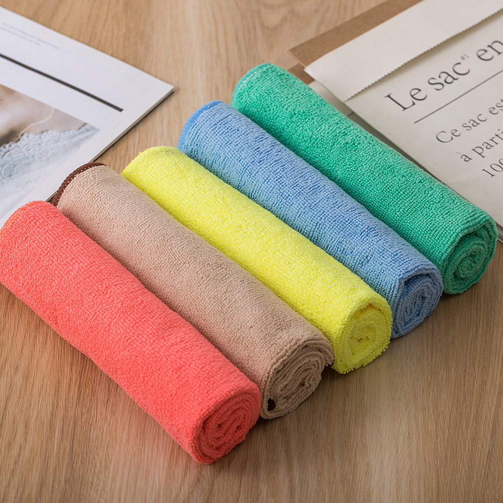 Microfiber Rag Absorbent Kitchen Napkin Hotel Scouring Pad Lazy Cleaning Tablecloth Cleaning Towel Car Washing Cloth