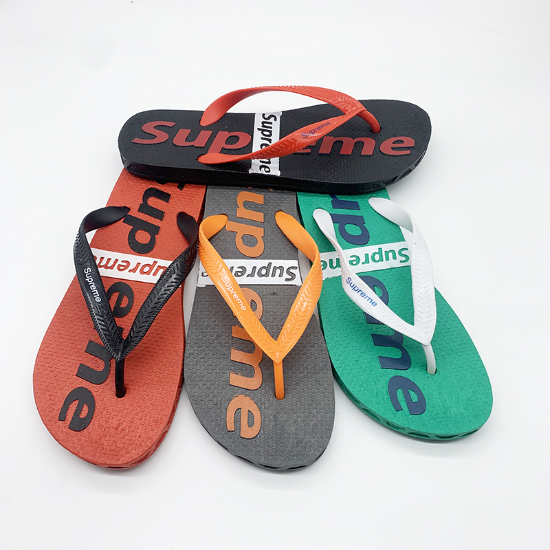 Foreign Trade African PVC Blowing Beach Flip-Flops Printing Men's Summer Slippers Spot Custom Pattern Logo Foreign Trade African PVC Blowing Beach Flip-Flops Printing Men's Summer Slippers Spot Custom Pattern Logo