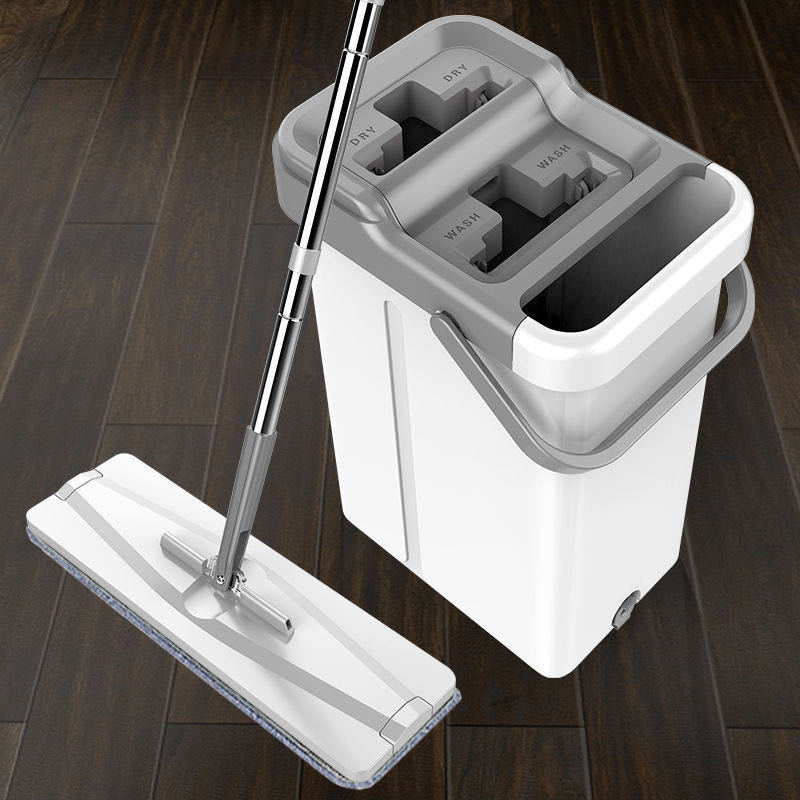Hand Washing Free Mop Flat Mop Household Loafer Cloth Net Red Mop Bucket Set Hand Washing Free Mop Flat Mop Household Loafer Cloth Net Red Mop Bucket Set
