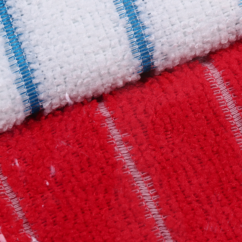 Hot style 3pcs wide color striped ultra-fine fiber cloth to stain non-oily double-sided washing dish towel wholesale. Hot style 3pcs wide color striped ultra-fine fiber cloth to stain non-oily double-sided washing dish towel wholesale.