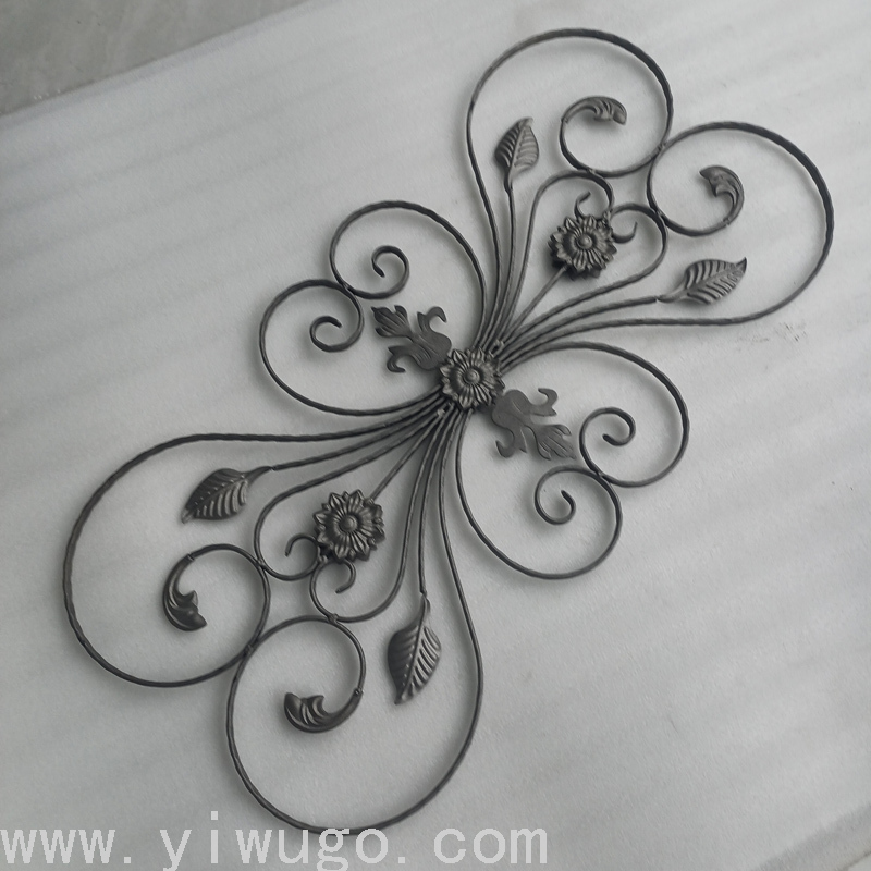 Spot Supply Iron Forging Accessories Stair Ornaments Iron Door Accessories Weldable African Best-Selling