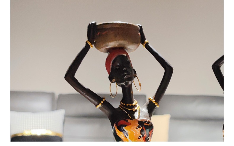 Creative African Black Candlestick Decoration Home Living Room Retro Humanoid Candlestick Decoration Resin Crafts Wholesale Creative African Black Candlestick Decoration Home Living Room Retro Humanoid Candlestick Decoration Resin Crafts Wholesale