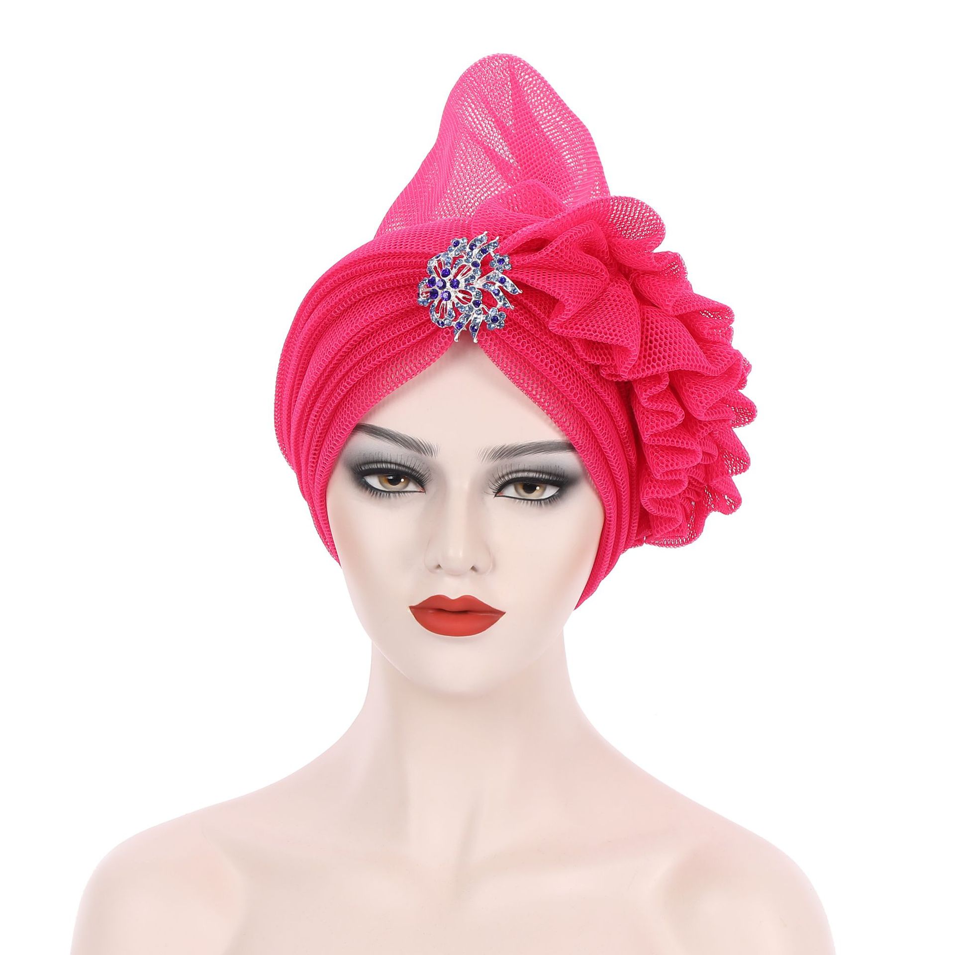 AliExpress Amazon Europe and America Cross Border New Laminated Fashion Accessories African Hat Multi-Color Factory in Stock Second Delivery