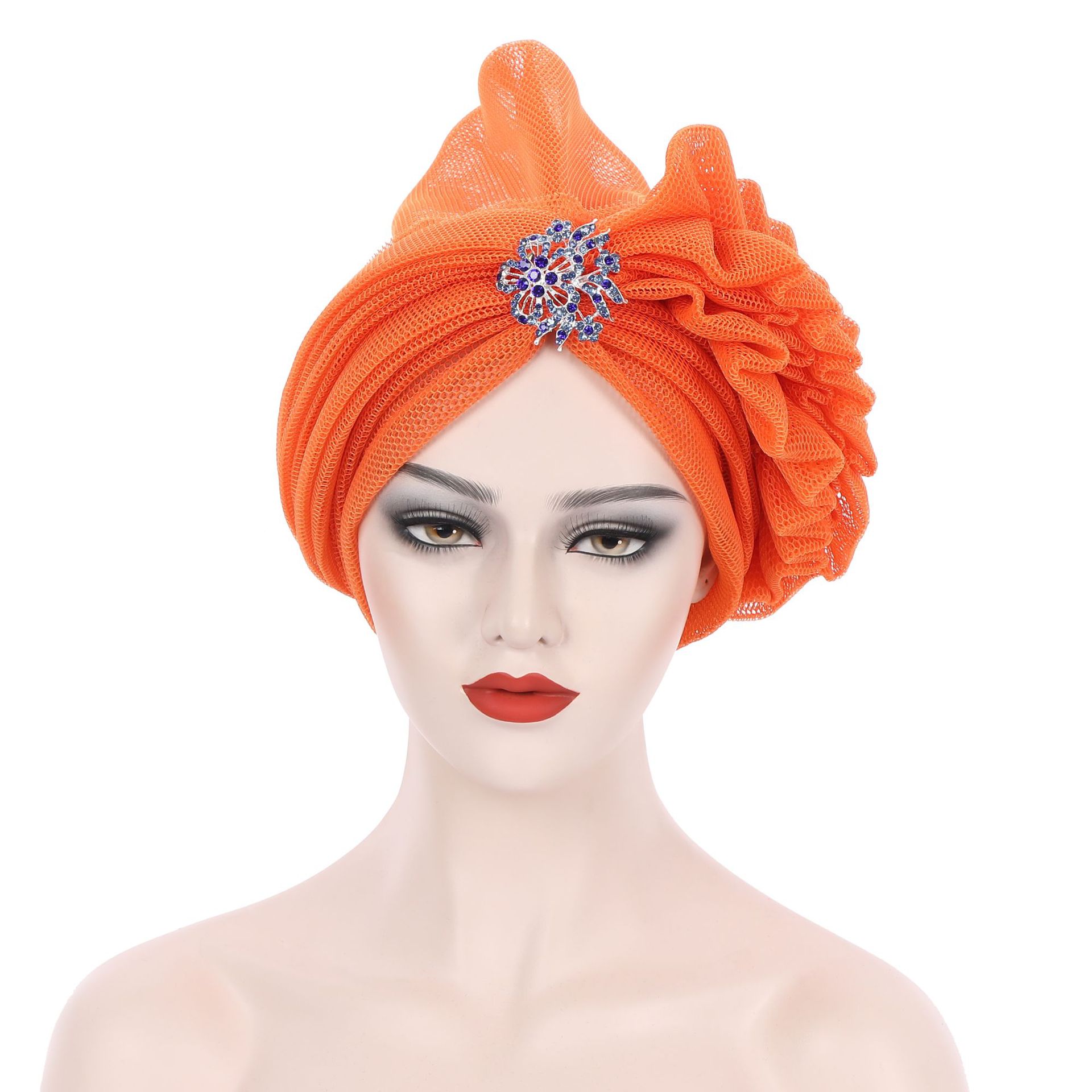 AliExpress Amazon Europe and America Cross Border New Laminated Fashion Accessories African Hat Multi-Color Factory in Stock Second Delivery