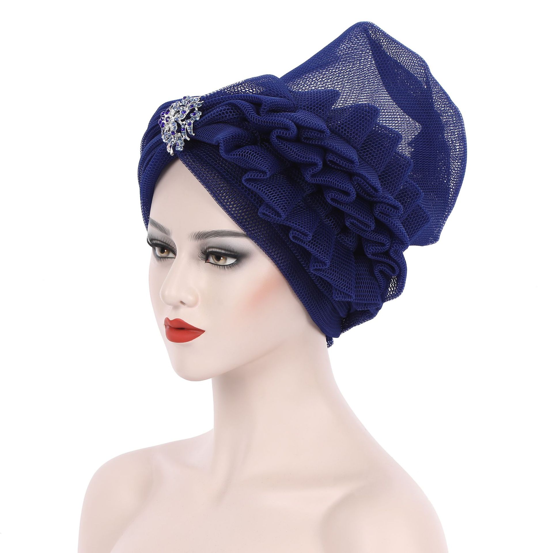 AliExpress Amazon Europe and America Cross Border New Laminated Fashion Accessories African Hat Multi-Color Factory in Stock Second Delivery