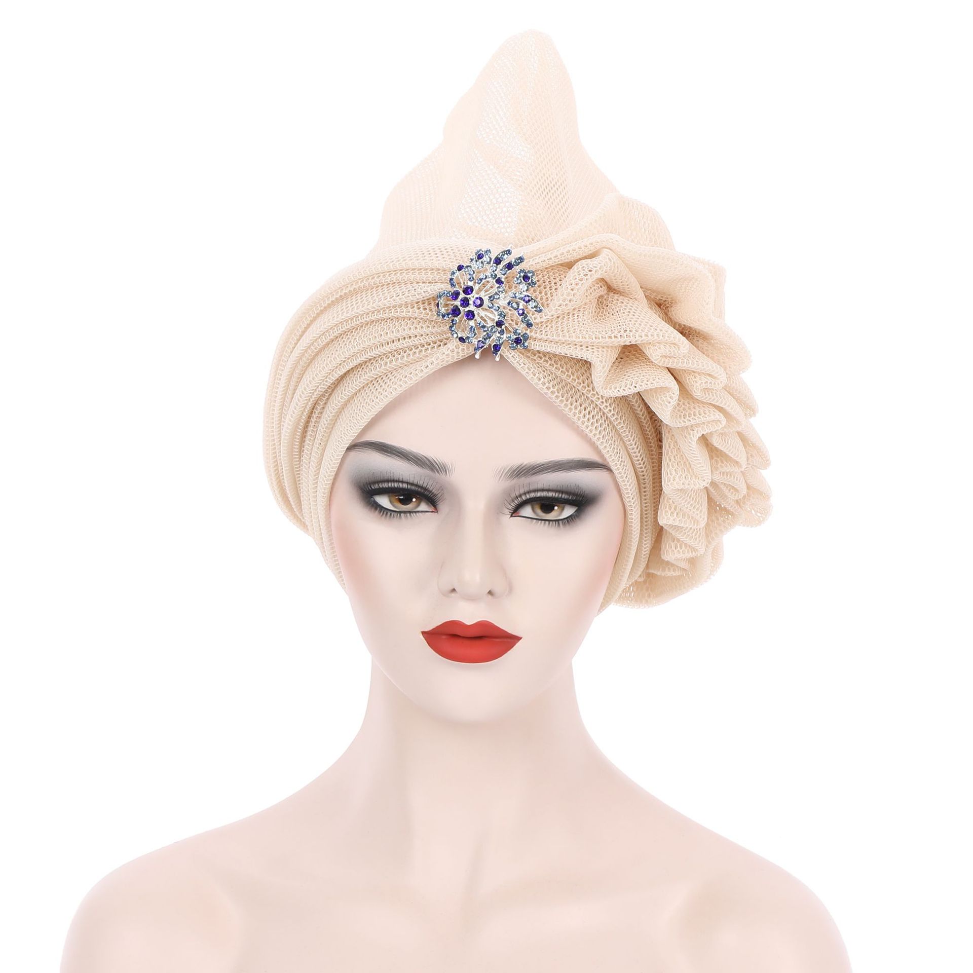 AliExpress Amazon Europe and America Cross Border New Laminated Fashion Accessories African Hat Multi-Color Factory in Stock Second Delivery