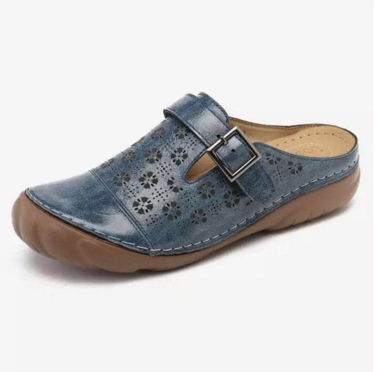 Large Size Women&#039;s Shoes Hollowed Toe Box Buckle Sandals 2021african Comfortable Women&#039;s Slippers Platform Slippers Women&#039;s Manufacturers