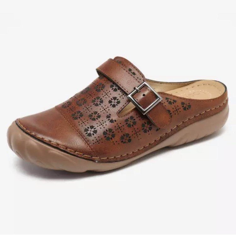 Large Size Women's Shoes Hollowed Toe Box Buckle Sandals 2021african Comfortable Women's Slippers Platform Slippers Women's Manufacturers