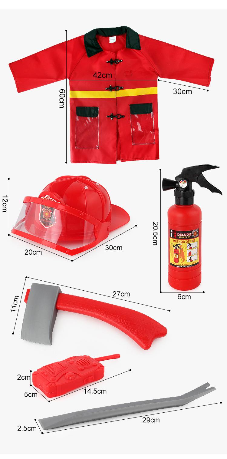 Backpack Water Gun Summer Children's Cartoon Pull-out Fire Extinguisher Water Gun Plastic Sand Stall Water Toy
