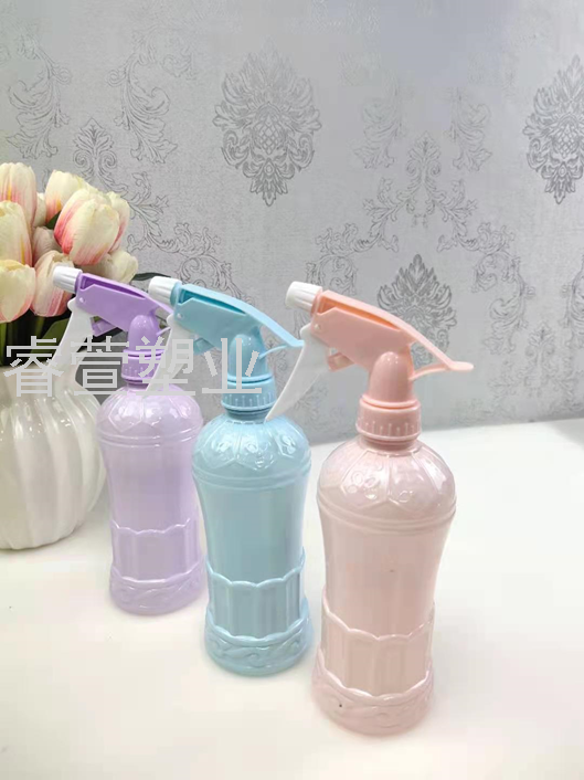 Sprinkling Can Pp Plastic Watering Sprayer Hand Pressure Sprinkler Sprinkling Can Adjustable Pearl Color New Color
