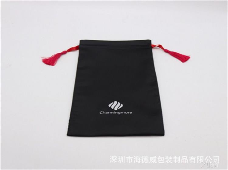 [Formulation] Satin Bag Artificial Silk Fabric Cosmetics Drawstring Bag Wig Buggy Bag Jewelry Bag