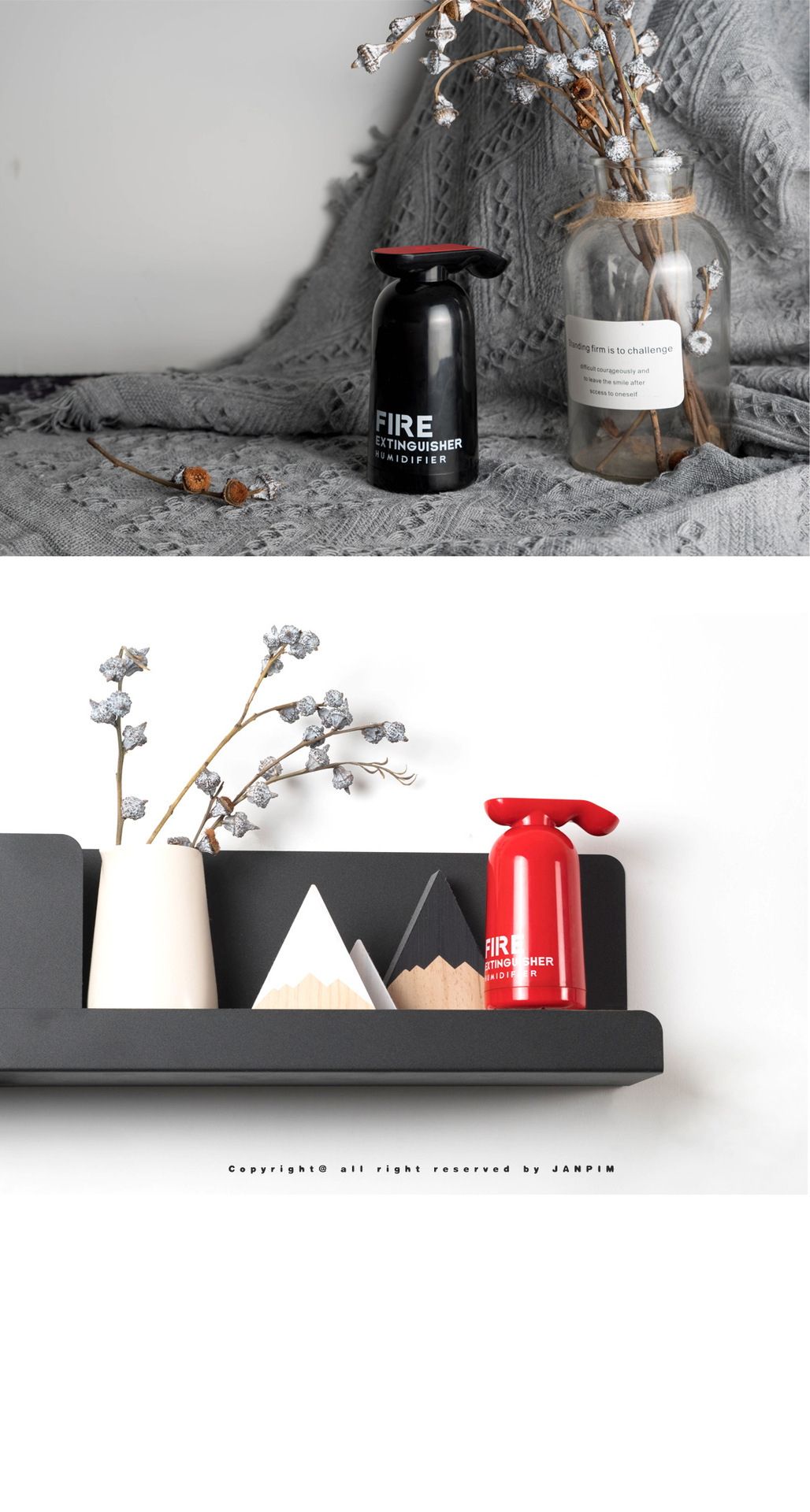 The New 2019 fire extinguisher humidifier car humidifier usb humidifier mini atomizer car water replenisher