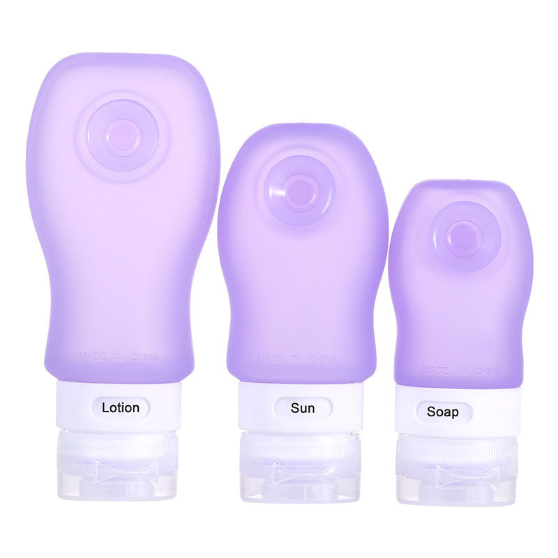 Wash Storage Bottle Silicone Travel Portable Set Skin Care Shampoo Lotion Pressing Fire Extinguisher Bottles 60ml