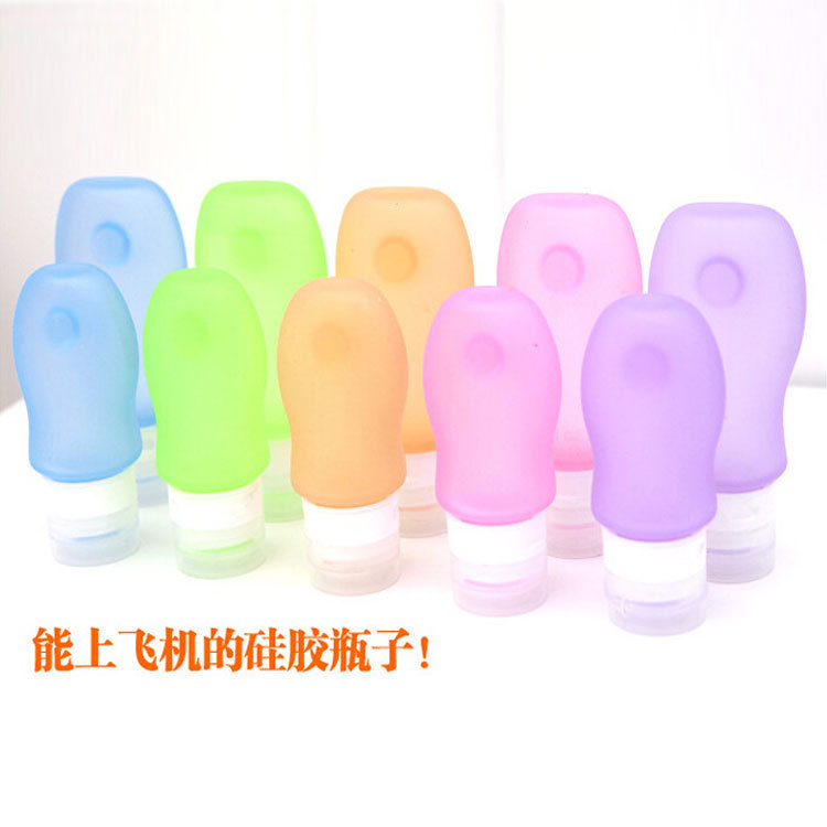 Wash Storage Bottle Silicone Travel Portable Set Skin Care Shampoo Lotion Pressing Fire Extinguisher Bottles 60ml