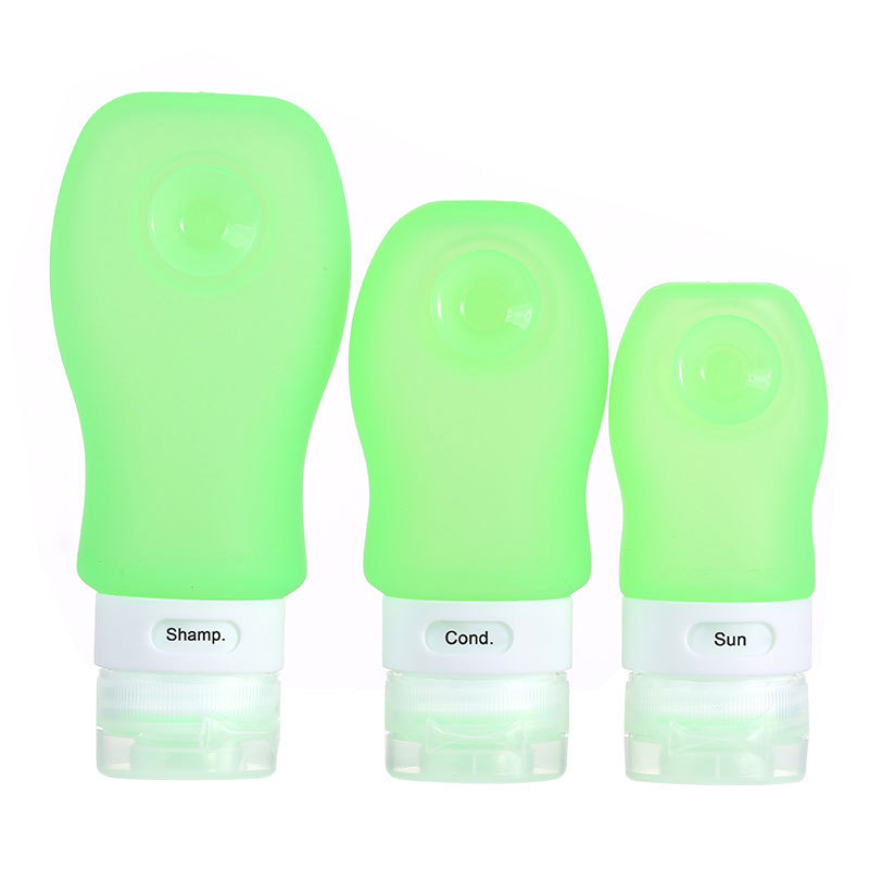 Wash Storage Bottle Silicone Travel Portable Set Skin Care Shampoo Lotion Pressing Fire Extinguisher Bottles 60ml