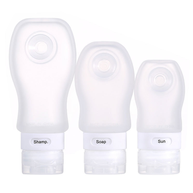 Wash Storage Bottle Silicone Travel Portable Set Skin Care Shampoo Lotion Pressing Fire Extinguisher Bottles 60ml