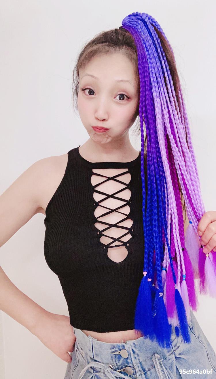 Wig Ponytail Braid Twist Braid Strap Dreadlocks Ponytail Ethnic Style Colorful Braid Gradient African Dreadlocks