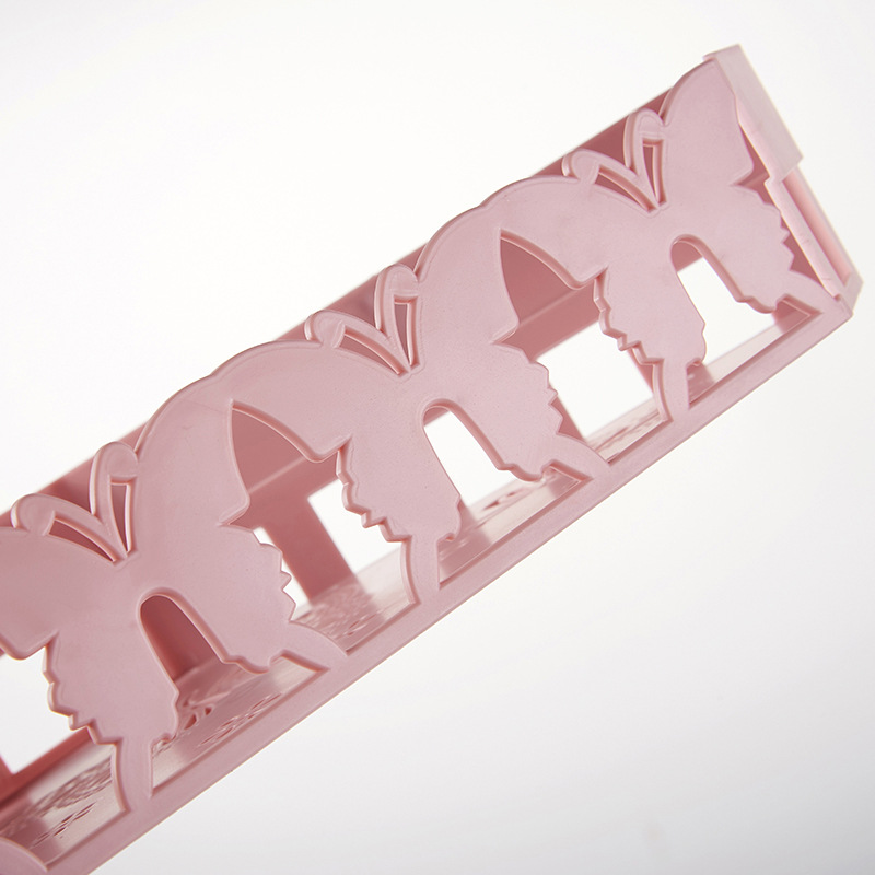 Non-punch wall hanging bathroom shelf bathroom seamless hook corner plastic storage shelf for toiletries