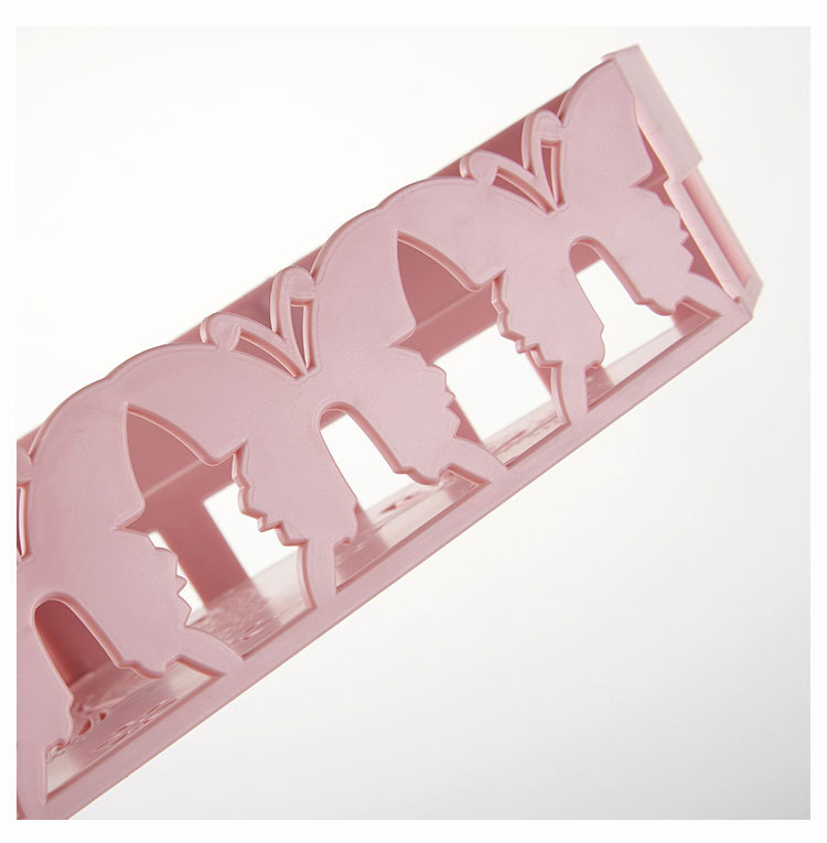 Non-punch wall hanging bathroom shelf bathroom seamless hook corner plastic storage shelf for toiletries
