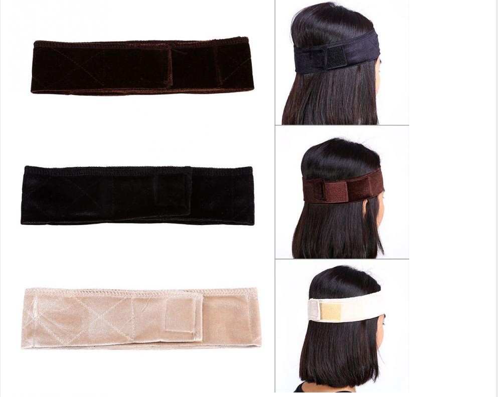 Amazon Hot Sale Velvet Wig Hair Band Spot Supply Lace Girp Hair Band