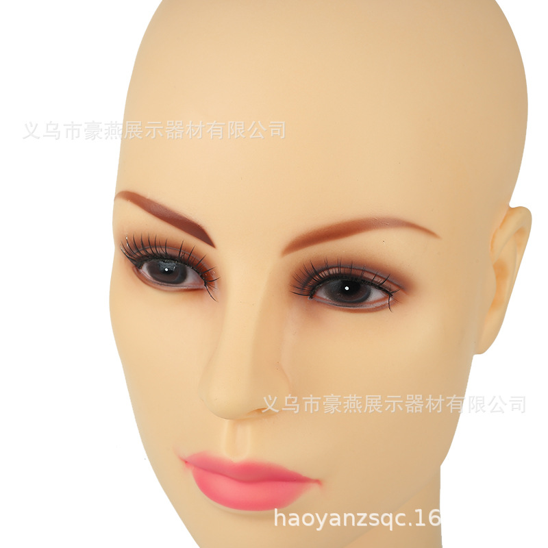 European and American Foreign Female Head Mannequin Wig Hat Scarf Display Ornament Head Model