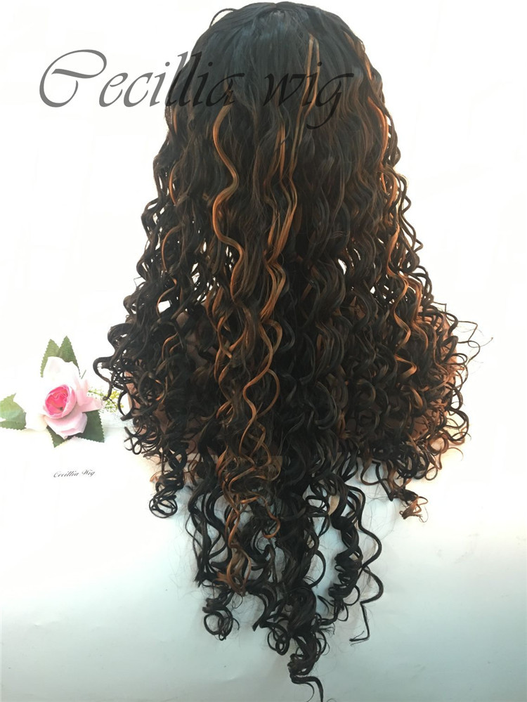 European and American Style Wig African Female Wig Hot Selling Fluffy Long Curly Wig Head Cover