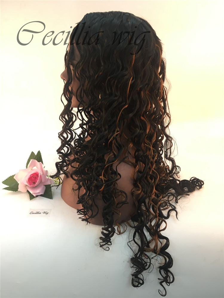 European and American Style Wig African Female Wig Hot Selling Fluffy Long Curly Wig Head Cover