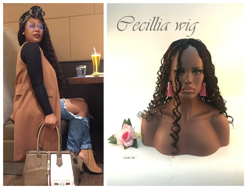 European and American Style Wig African Female Wig Hot Selling Fluffy Long Curly Wig Head Cover
