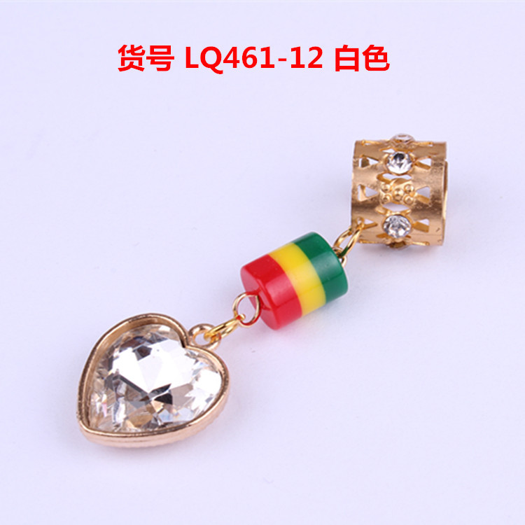 Reggae Dreadlocks Wig Beaded Hair Band Hair Ring Wig Braid Hair Vintage Alloy Hair Band Headdress DIY Beaded