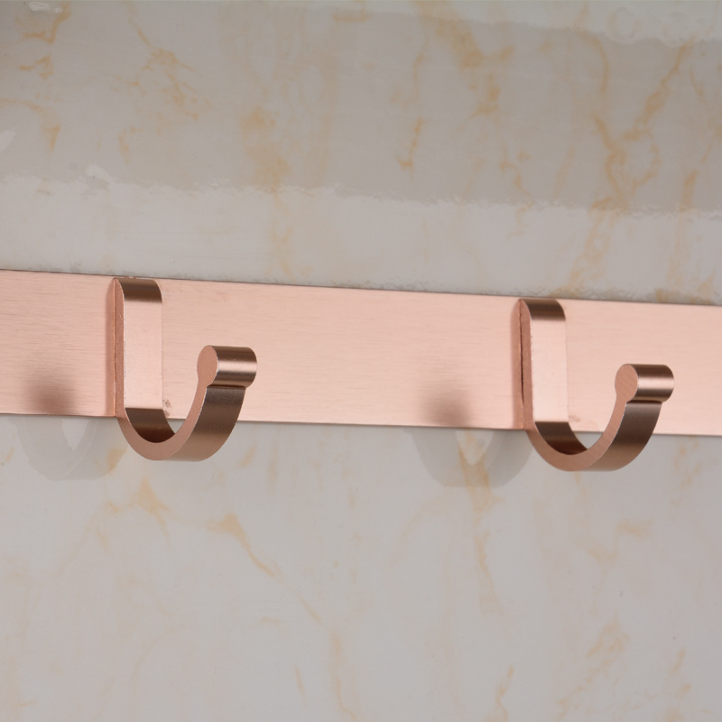 Rose Gold Towel Rack Space Aluminum Shelf Bathroom Pendant Set Factory Wholesale Quantity Discount Can Be Labeled Rose Gold Towel Rack Space Aluminum Shelf Bathroom Pendant Set Factory Wholesale Quantity Discount Can Be Labeled