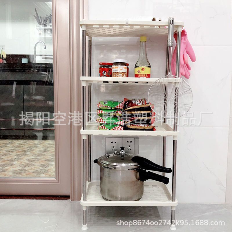 Factory Storage Rack Desktop Storage Rack Washbasin Rack Bathroom Shelf Floor Storage Rack Plastic Stainless Steel Shelf