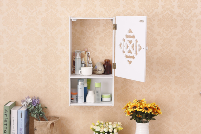 Bathroom moistureproof and antiseptic shelf bathroom wall hanging toilet cosmetics collection box. Bathroom moistureproof and antiseptic shelf bathroom wall hanging toilet cosmetics collection box.