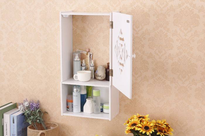 Bathroom moistureproof and antiseptic shelf bathroom wall hanging toilet cosmetics collection box. Bathroom moistureproof and antiseptic shelf bathroom wall hanging toilet cosmetics collection box.